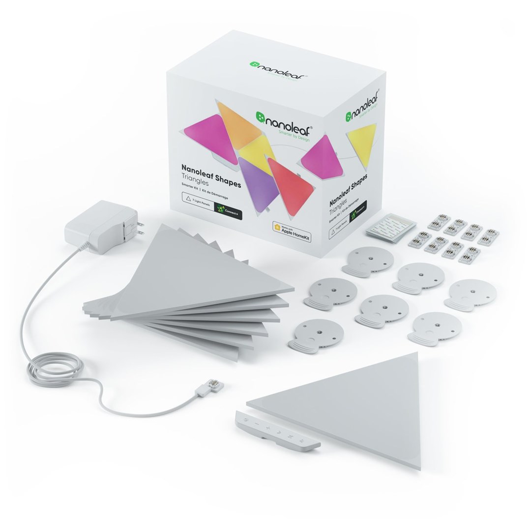 Nanoleaf Triangle Smarter Kit bele LED plošče