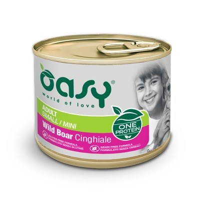 OASY One Protein Adult Wild Boar - mokra hrana za pse (male pasme), 200g