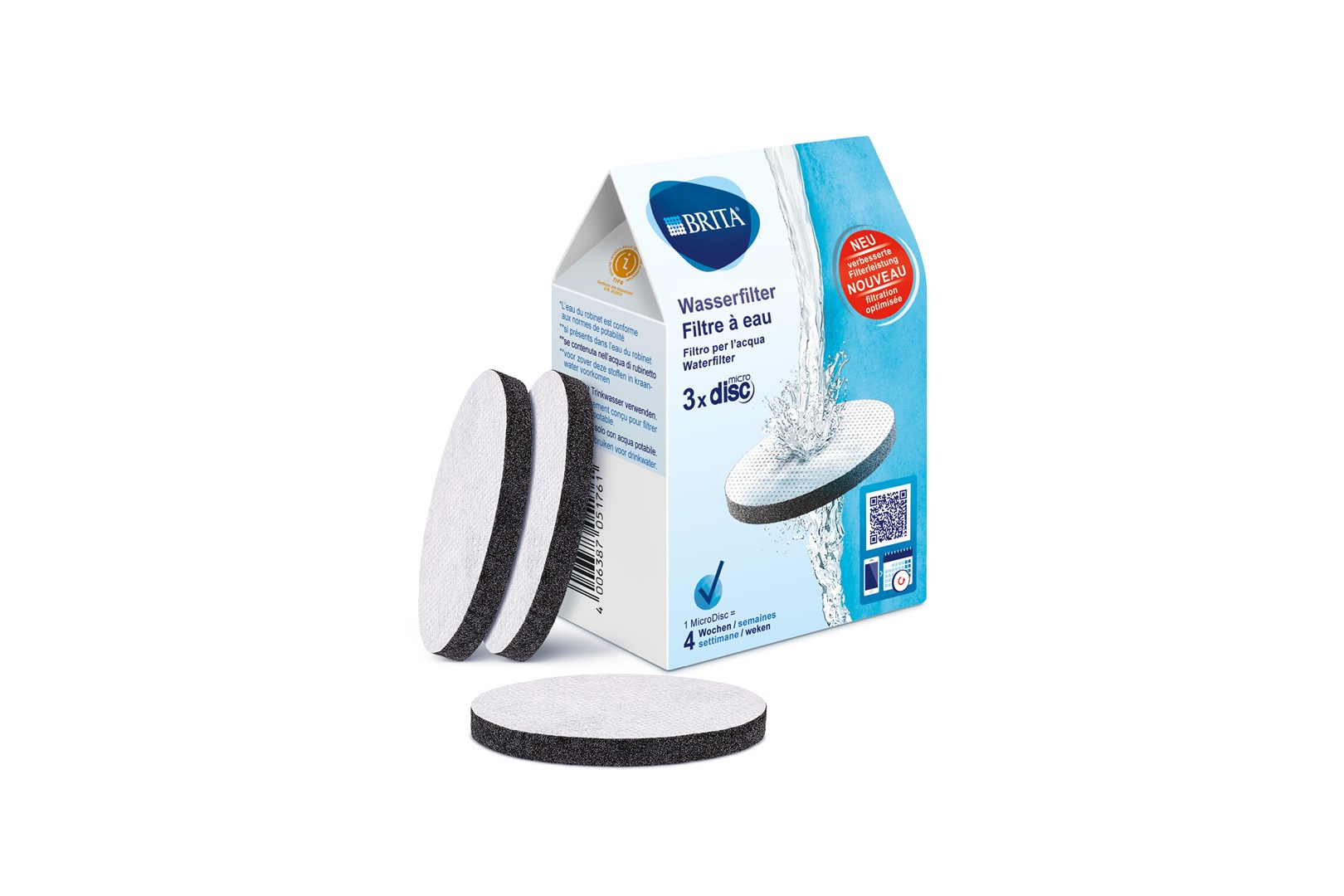 Set vodnih filtrov Brita MicroDisc, 3 kosi