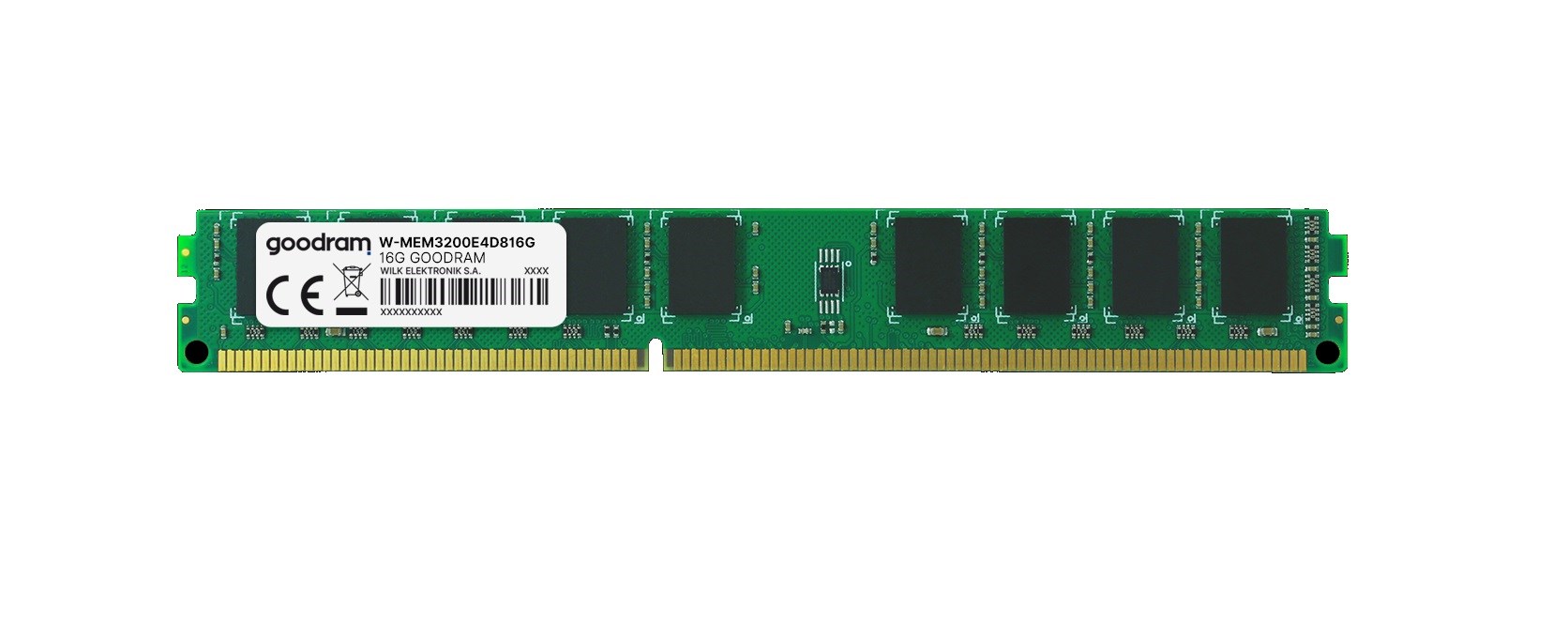 Goodram UDIMM ECC VLP 16GB 2Rx8 3200MHz PC4-25600 pomnilnik
