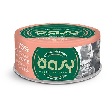OASY More Love Tuna s lososom - mokra hrana za mačke - 70g