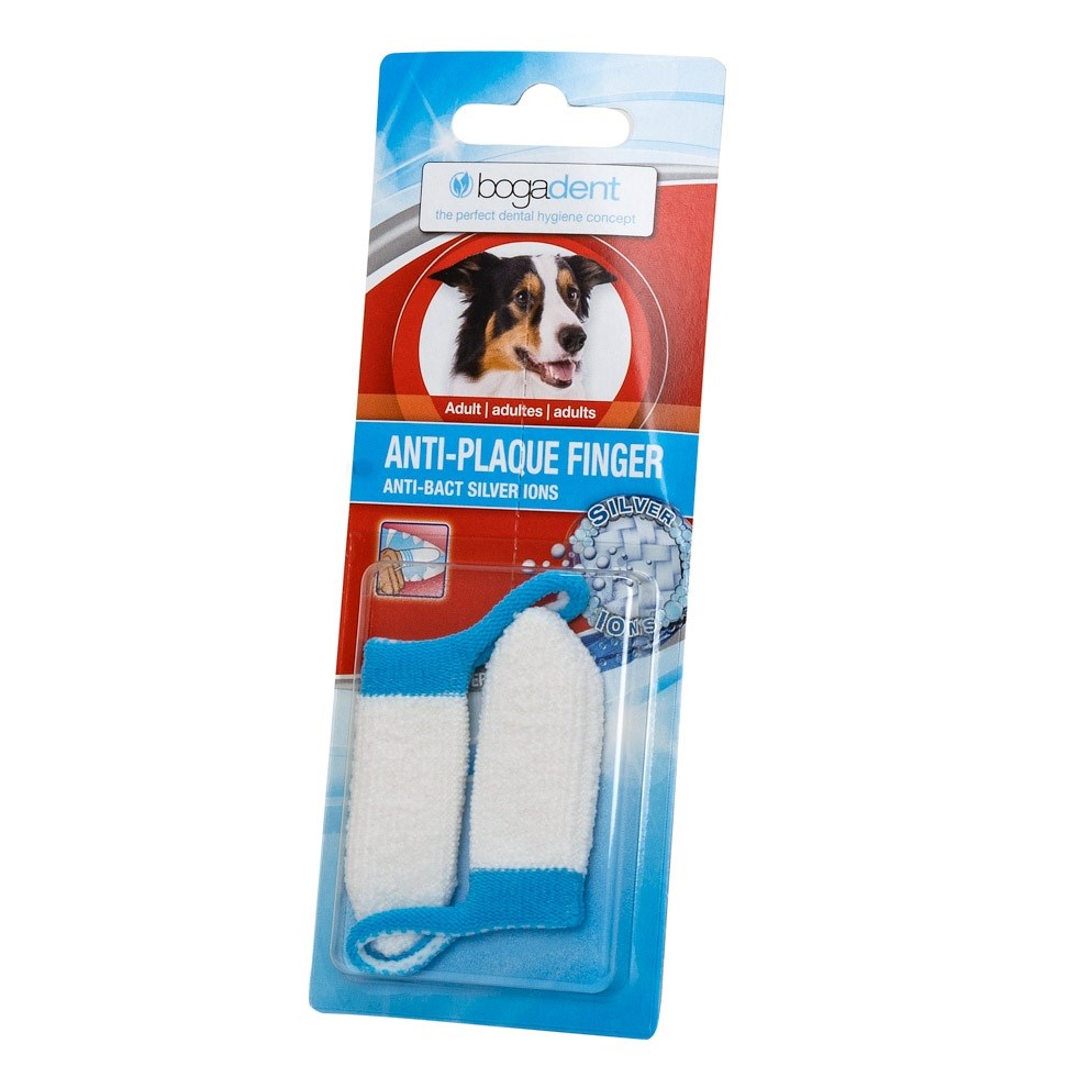 BOGAR Bogadent® Anti-plaque finger - prstna prevleka za odstranjevanje zobnih oblog – 2 kosa
