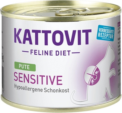 KATTOVIT Sensitive Turkey mokra hrana za mačke - 185g