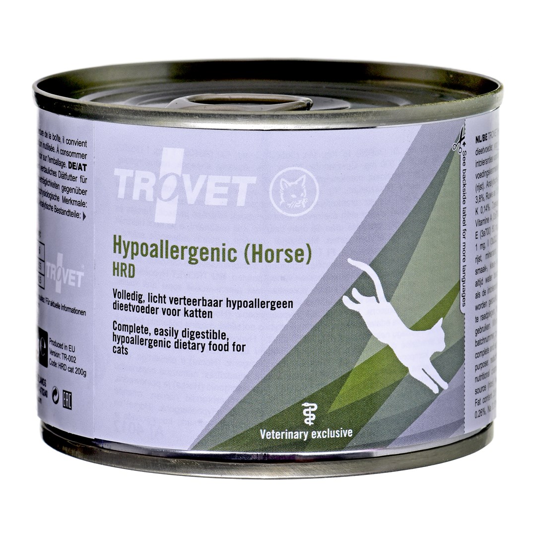 TROVET Hypoallergenic HRD z govedino - mokra hrana za mačke - 200g