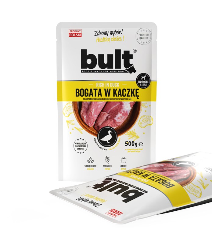 BULT mokra hrana za pse, račje meso, 500 g