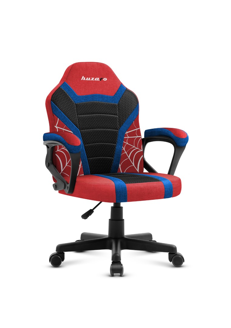Otroški gaming stol HUZARO RANGER 1.0 SPIDER, črn/rdeč