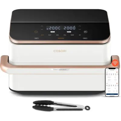Cosori 1895375 Double zračna friteza 10 L, 2800 W, bela