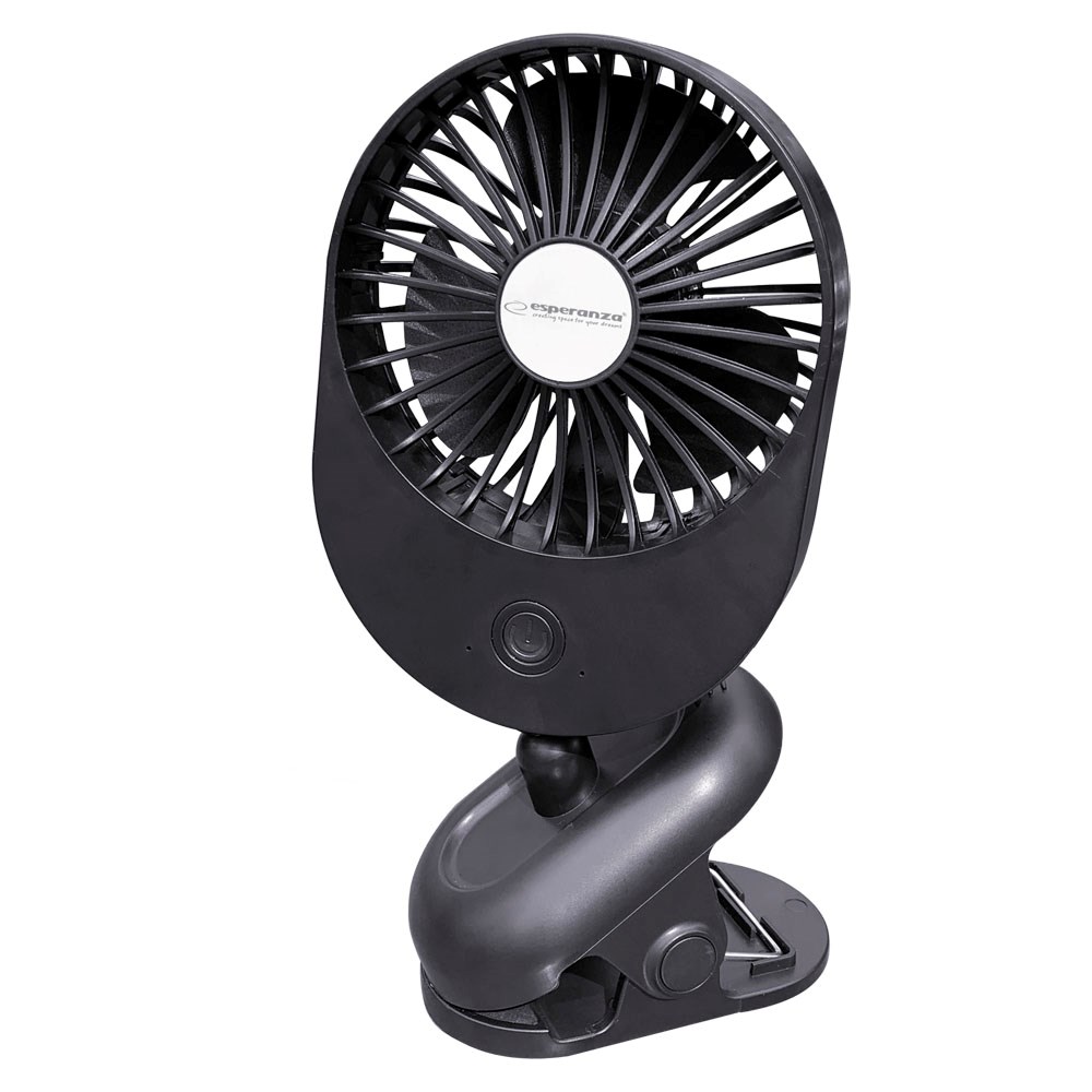 Esperanza EHF103K, USB Namizni Ventilator, Črn