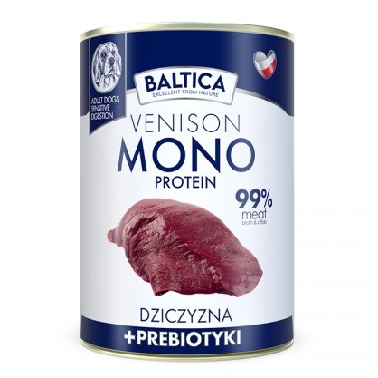 BALTICA Nutraceutic Monoproteinska Pasja Hrana, Mokra, Jelen - 400g