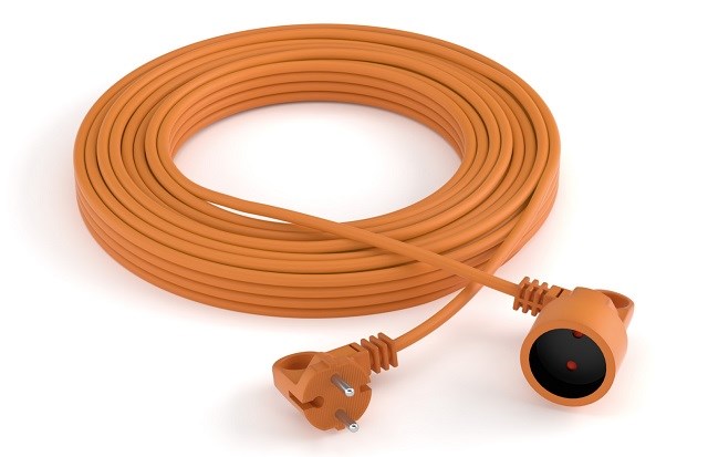 Acar PS-2P vrtni produžni kabel na kolutu 2G1.5, 15m, narančasti