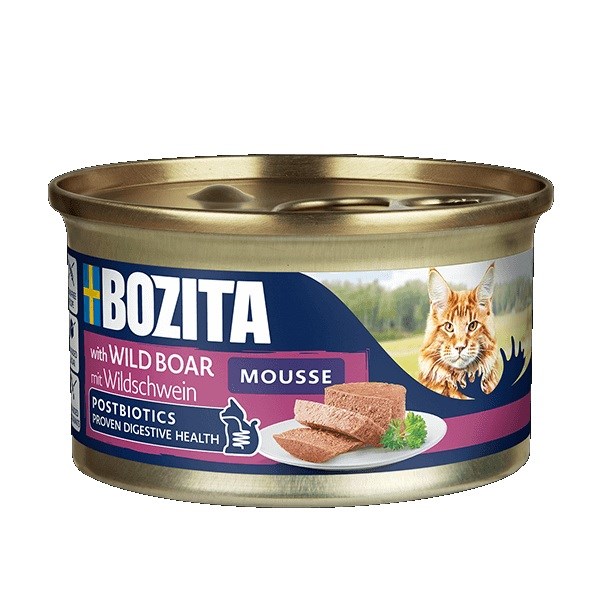 Bozita Mousse Wild Boar - mokra hrana za mačke - 85g