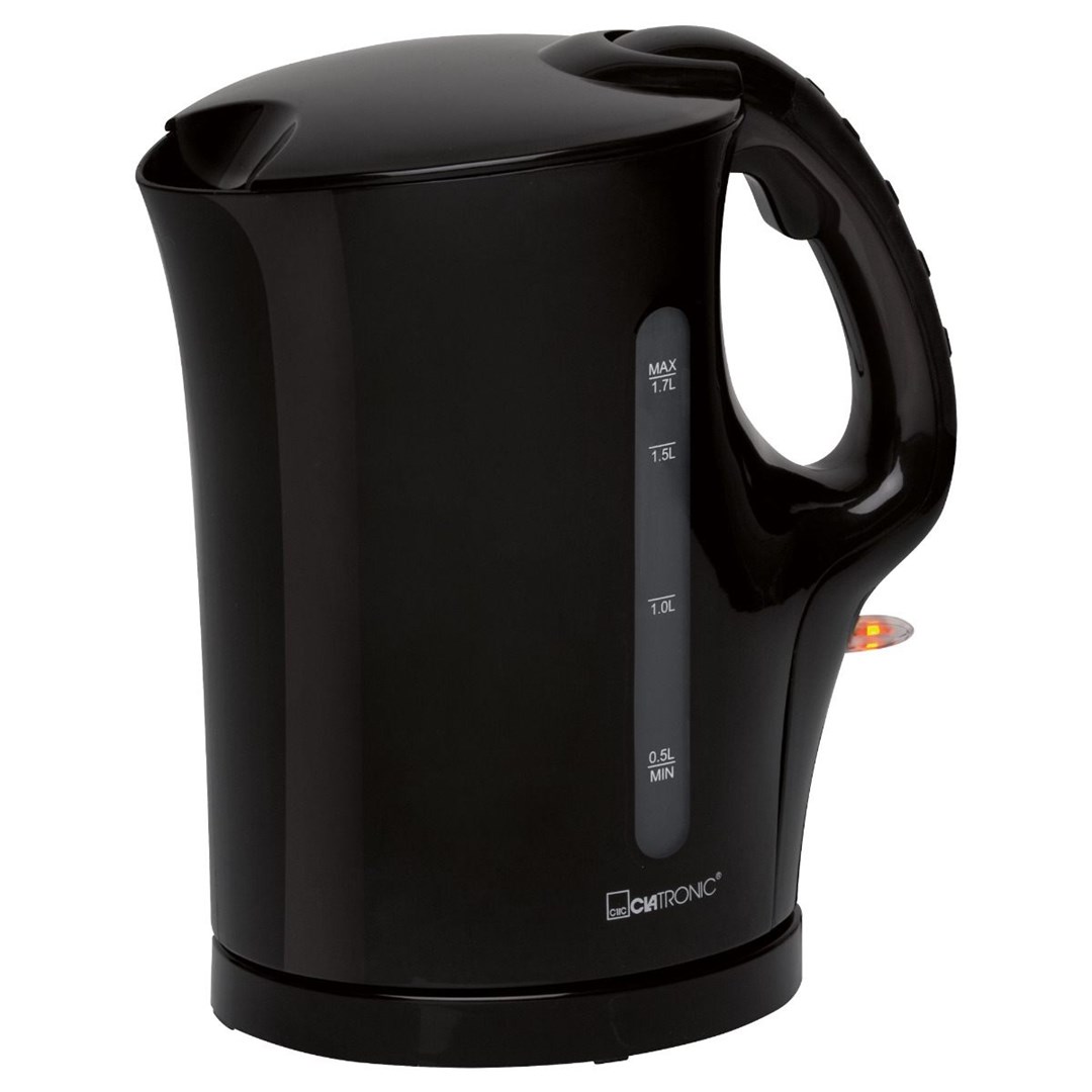 Clatronic WK 3819 električni kuhalnik vode, 1.7 L, 2200 W, črn