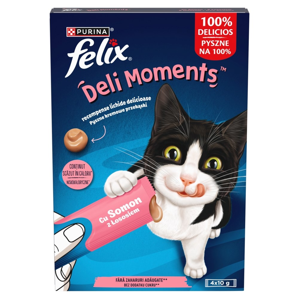 PUI Felix Deli Moments losos - priboljški za mačke, 4x10g