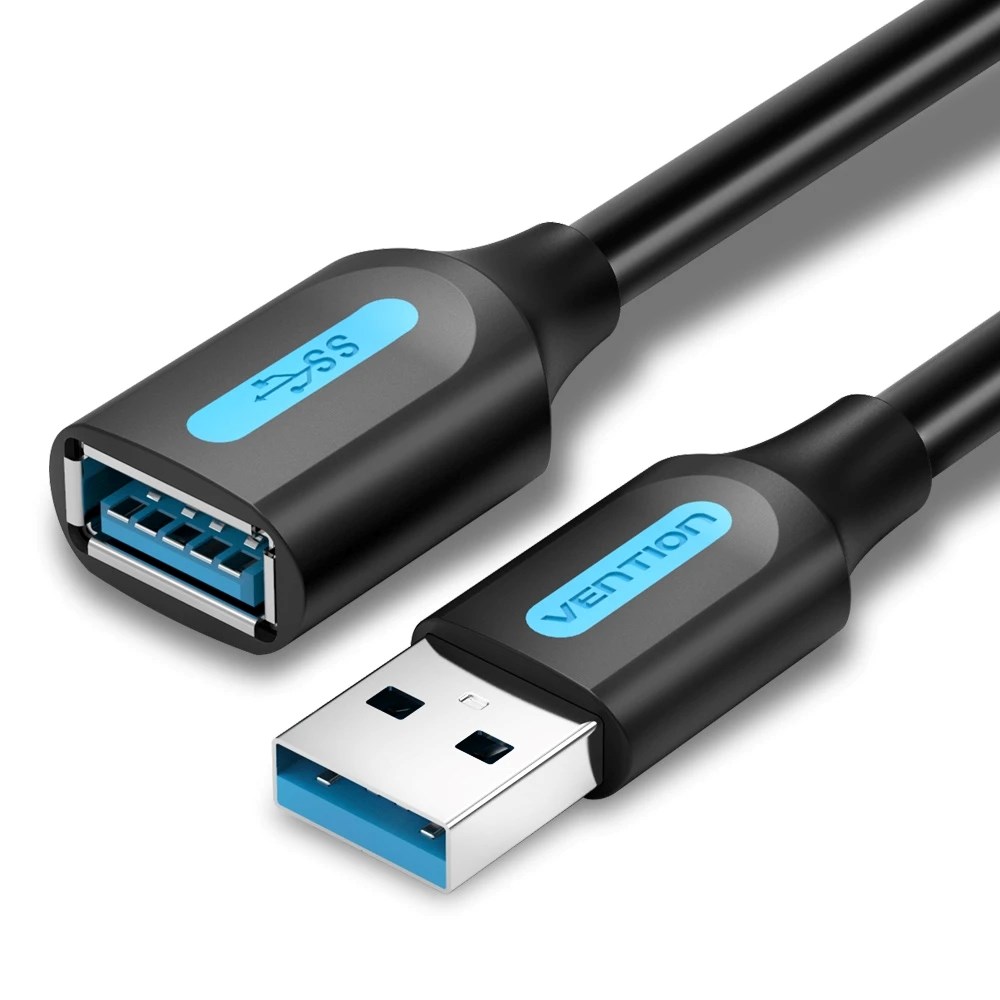 Vention podaljševalni kabel USB 3.0, 1 m, črn