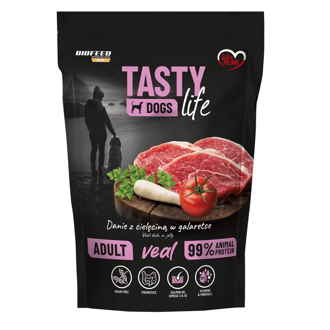 BIOFEED Tasty Dogs Life govedina - mokra hrana za pse - 150g