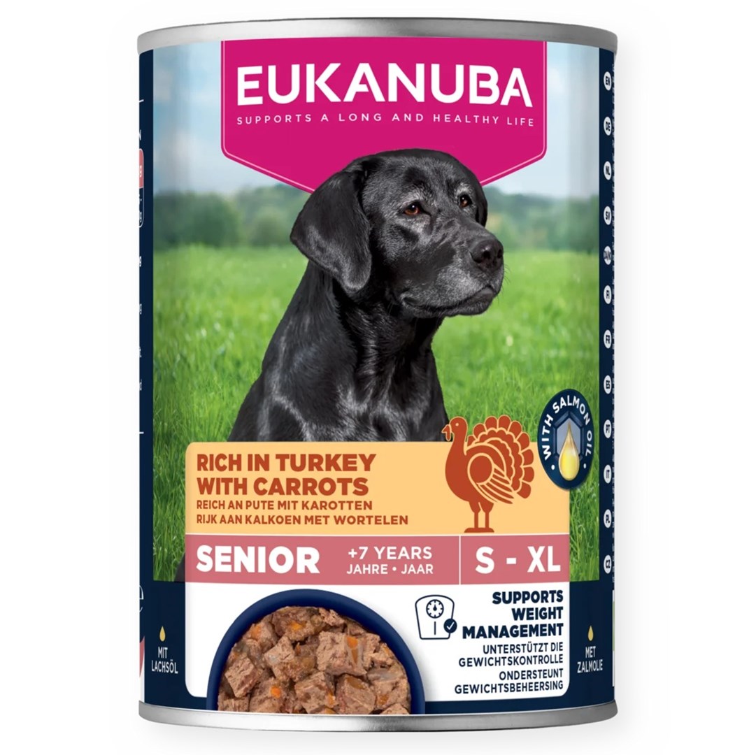 EUKANUBA Life Care Senior Hrana za pse, puran s korenjem, 400g