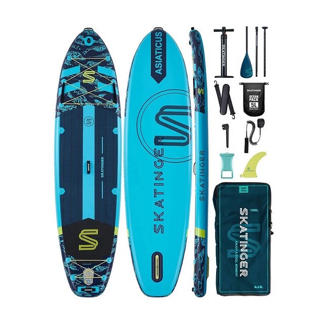 Napihljiv SUP SKATINGER Asiaticus 335x89x15 cm, jesen blue