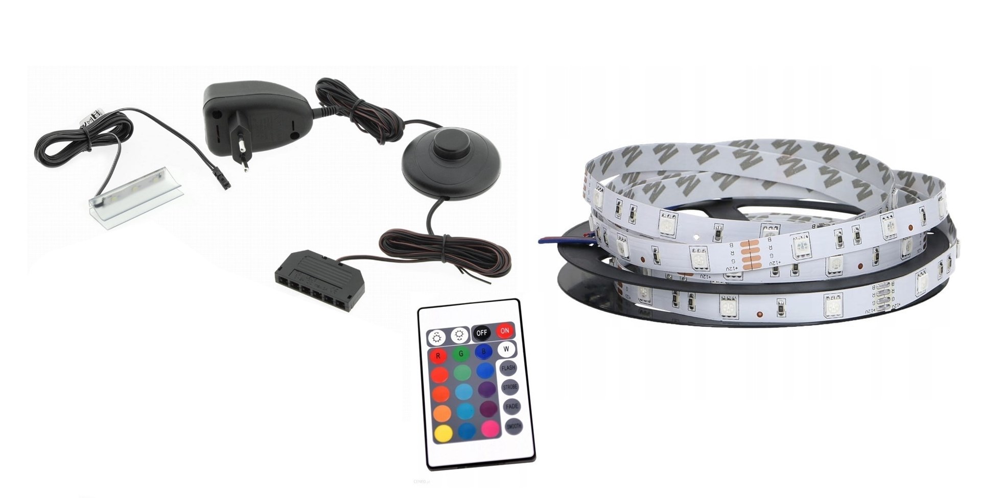 LED RGB osvetlitev za predale Lighting QIU 2D1K