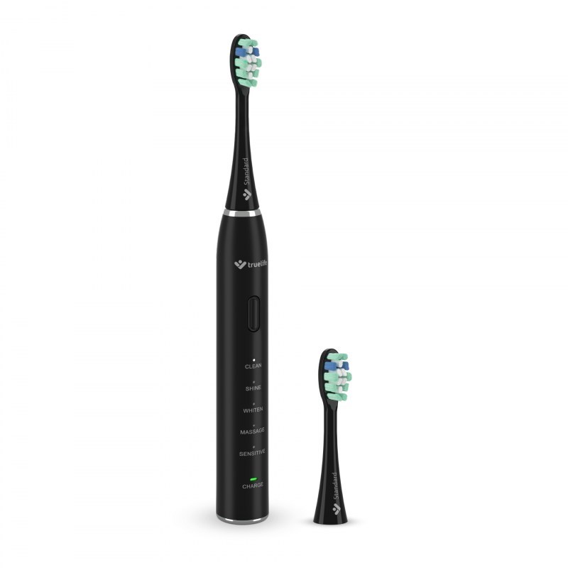 Oscilirajoča zobna ščetka TrueLife SonicBrush Clean30 Black, USB C