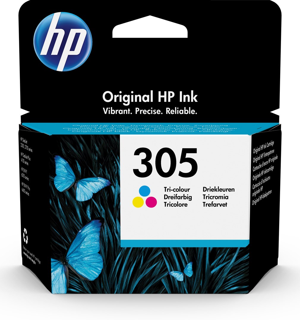 HP 305 Original črnilo Cyan, Magenta, Yellow, 1 kos