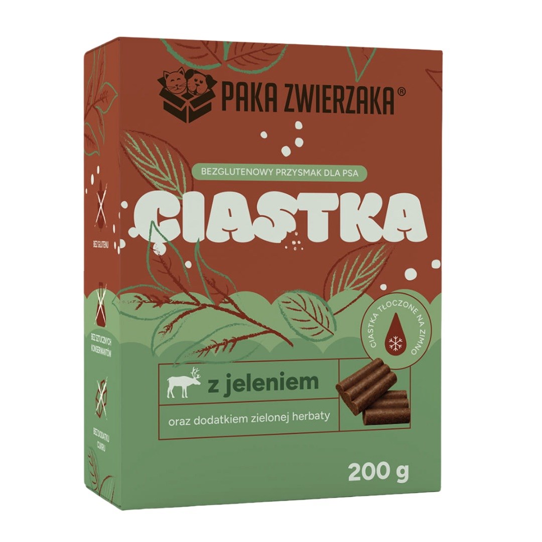PZW PAeka DLA ZWIERZAKA jelen z zelenim čajem - pasja poslastica, 200 g