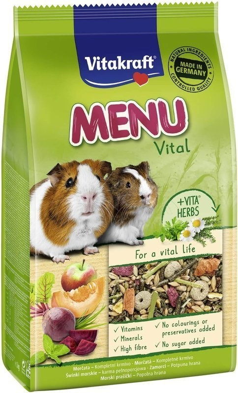 VITAKRAFT Menu Vital - Hrana za morske prašičke - 1kg