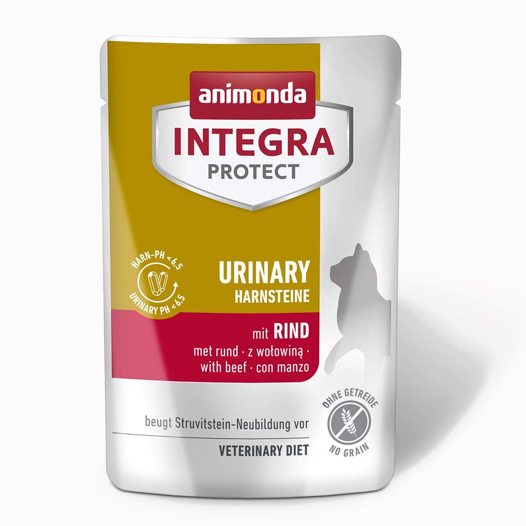 ANIMONDA Integra Protect Urinary Struvite z govedino - Mokra hrana za mačke - 85g