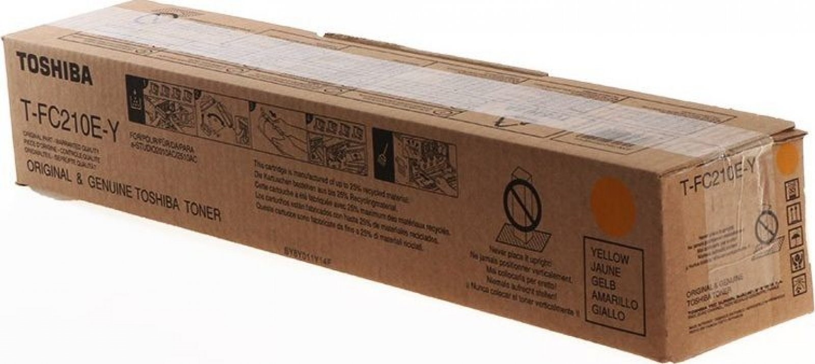 Toshiba Toner T-FC210EY 6AJ00000168 Rumena (1 kos)