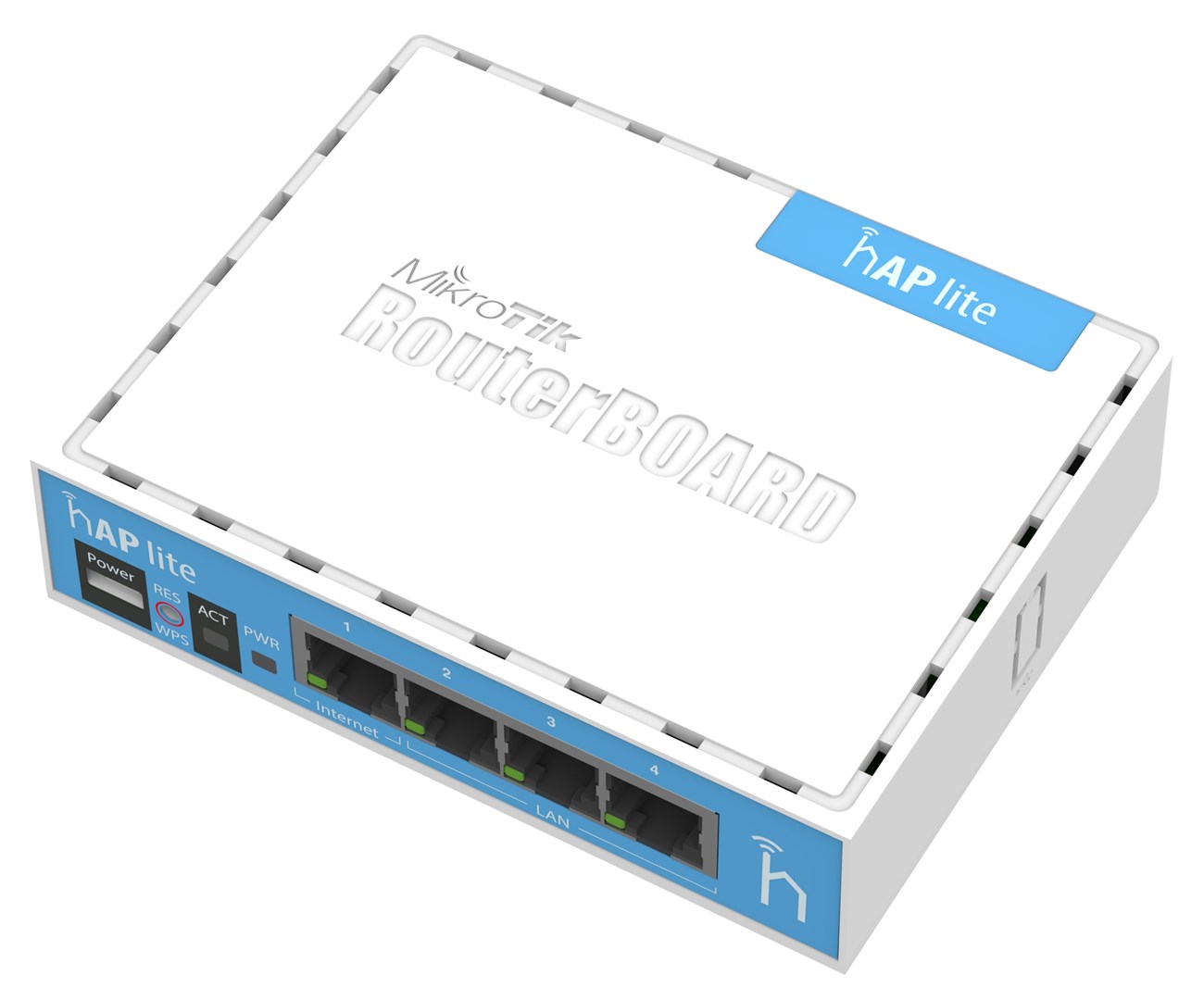 Usmerjevalnik Mikrotik hAP lite, bel