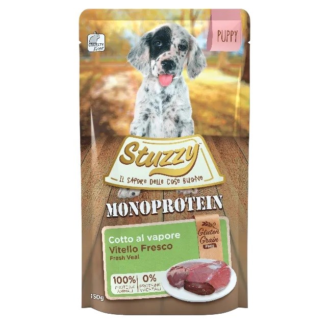 STUZZY Monoprotein Puppy Teletina - mokra hrana za pse, 150 g