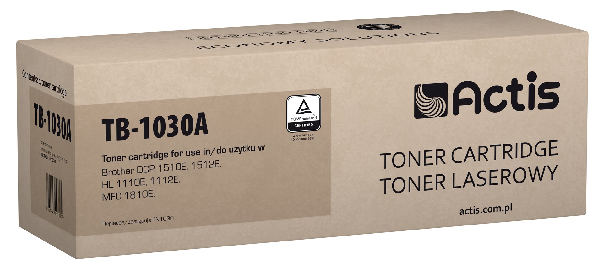 Združljiv toner ACS TB-1030A (za Brother TN-1030), črn, 1000 strani