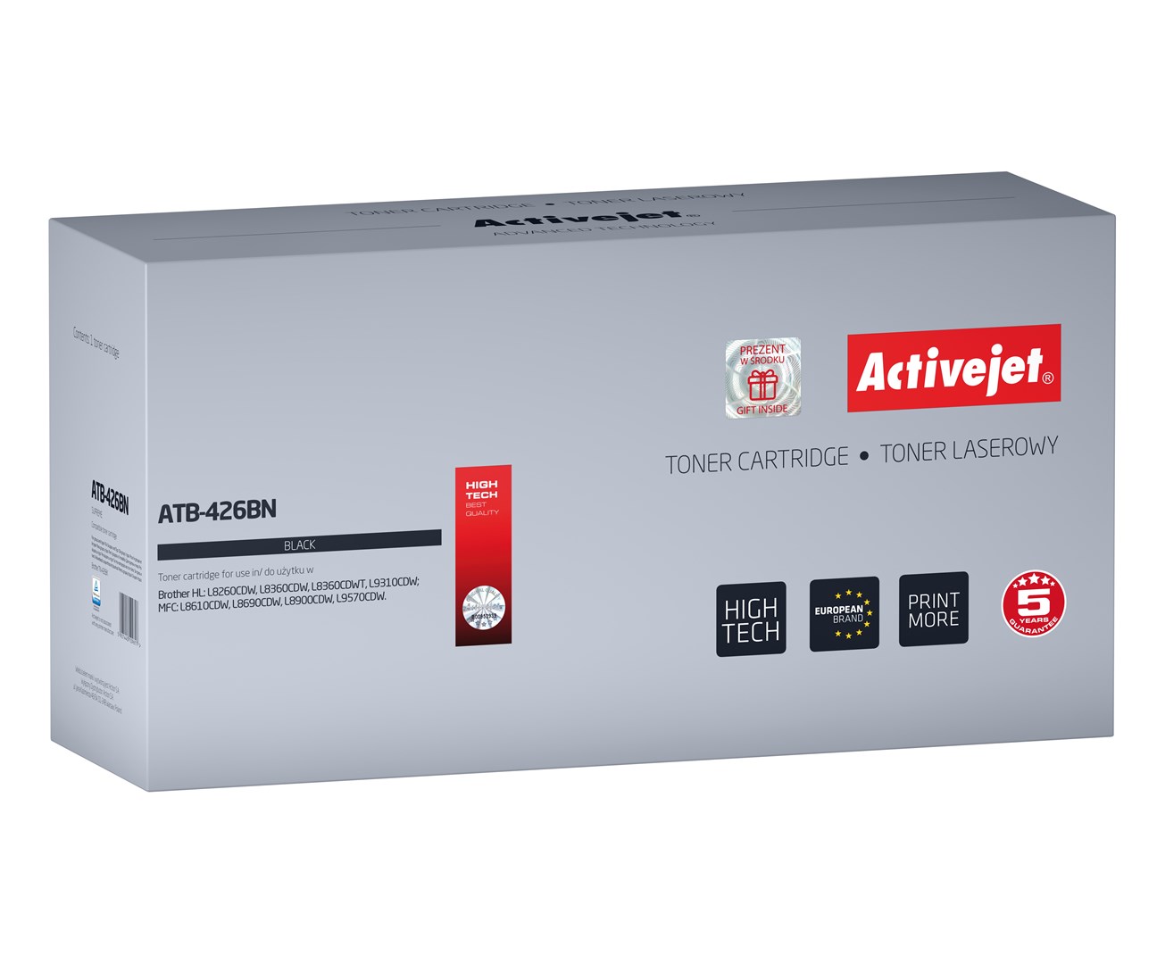 Activejet ATB-426BN toner, nadomestni za Brother TN-426BK, črn, 9000 strani