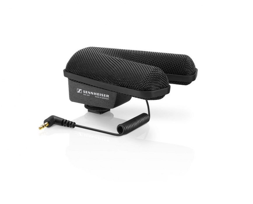 Sennheiser MKE 440 stereo kondenzatorski mikrofon z nizkoprepustnim filtrom