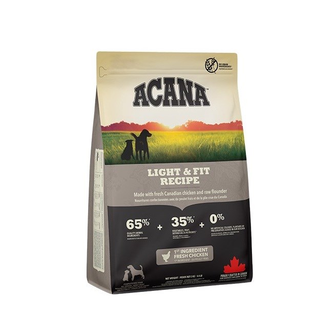 Suha hrana za pse Acana Heritage Adult Light & Fit, 2 kg