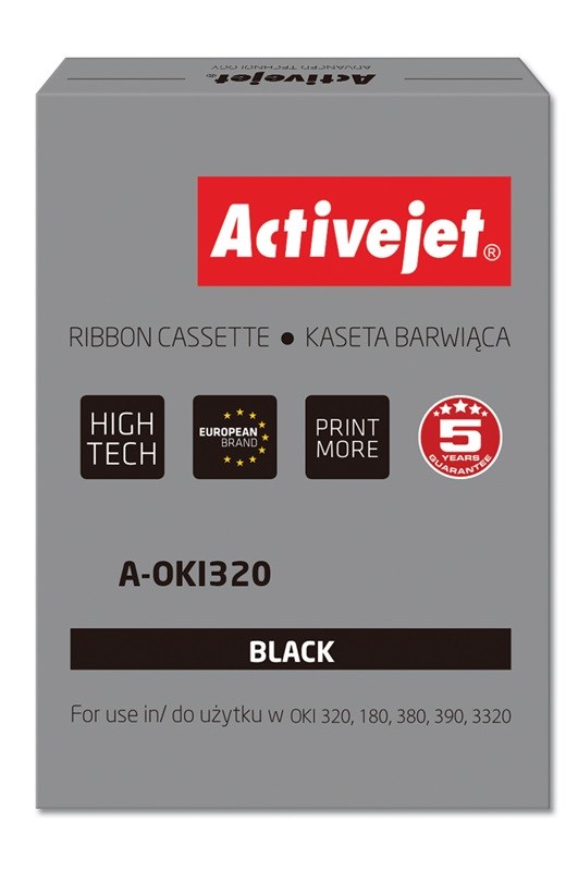 Nadomestni trak za tiskalnik Activejet A-OKI320 (za OKI 9002303), črn, 100 kosov
