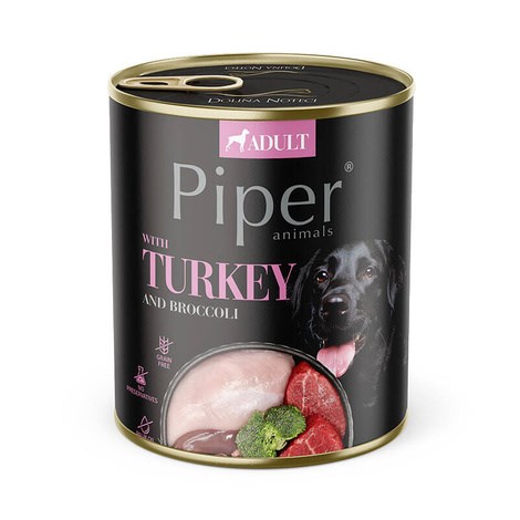 DOLINA NOTECI Piper Hrana za pse s puranom in brokolijem, 800g