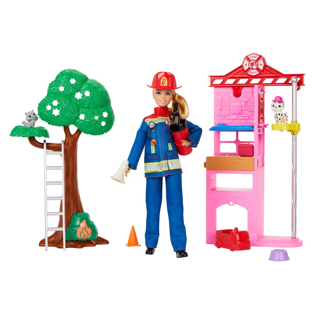 Barbie Gasilec komplet z lutko MTT 238276