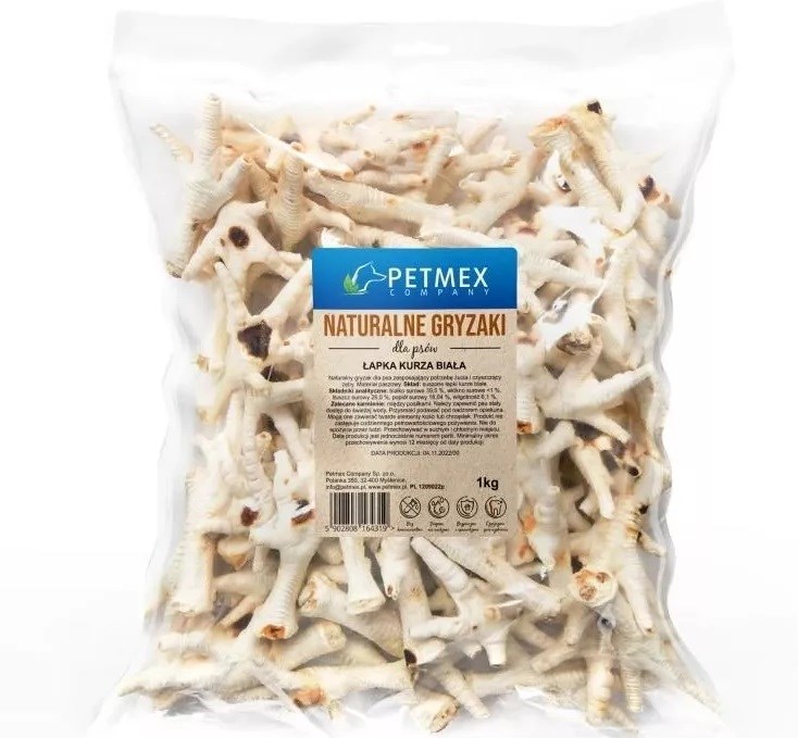 PETMEX pasja priboljšek Piščančja kost, kosti za grizenje, 1kg