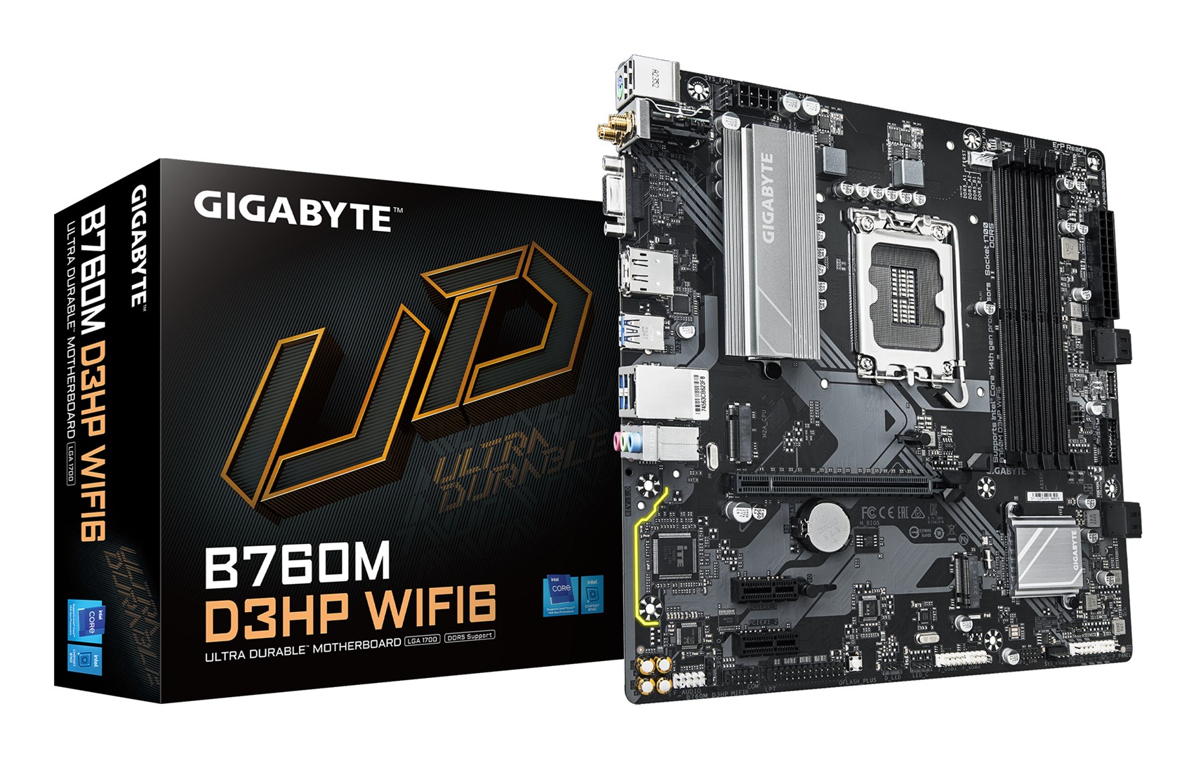 Gigabyte MB B760M D3HP WIFI6 matična plošča Intel B760 LGA 1700 micro ATX