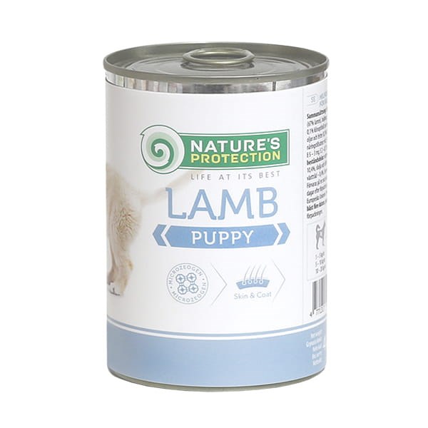 NATURE'S PROTECTION Puppy Lamb - mokra hrana za mladiče, 400 g