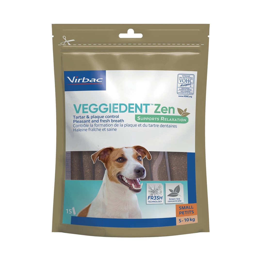 VIRBAC Veggiedent Zen S pasja poslastica, 228 g