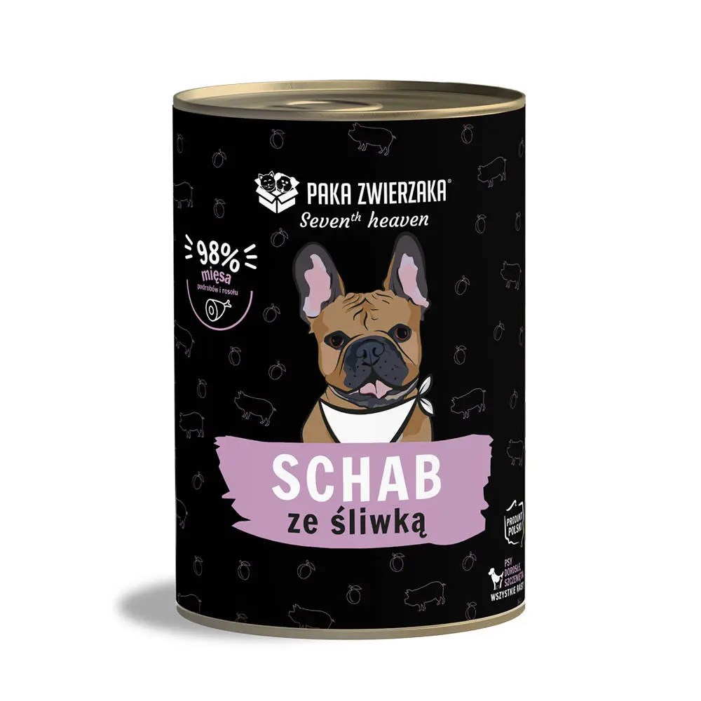 PAKA ZWIERZAKA Seventh Heaven svinjska hrana s slivo, 400g