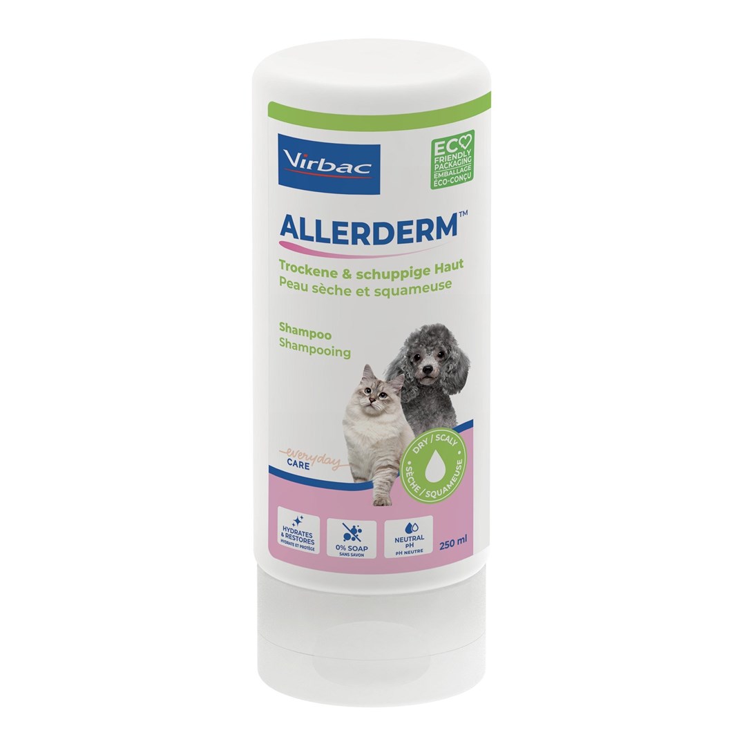 VIRBAC Allerderm suha i perutava koža šampon za pse i mačke - 250 ml