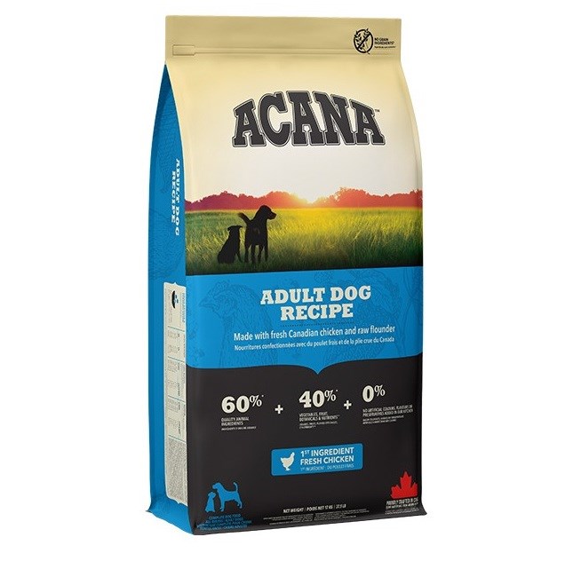 Acana Heritage Adult Dog 17 kg, briketi za odrasle pse