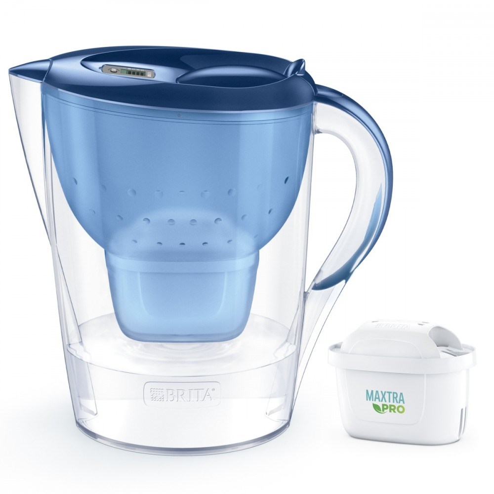 Brita Marella XL + 1 filtrirni vrč Maxtra Pro PP, moder