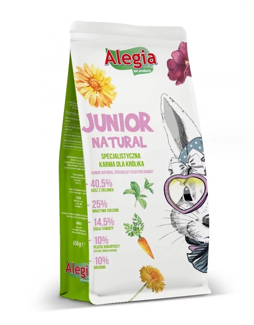 AL11 Krmilo za kunce Junior Natural - 650g