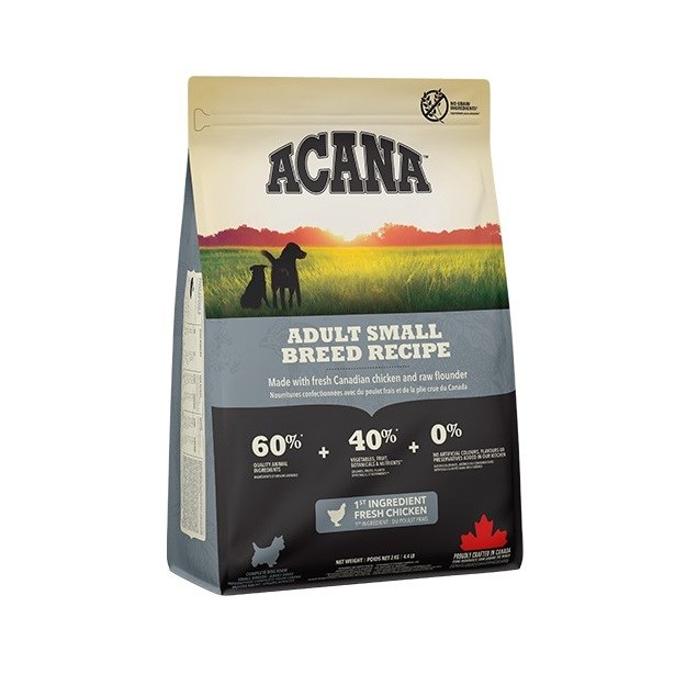 Suha hrana za pse Acana HERITAGE Adult Small Breed, 2 kg