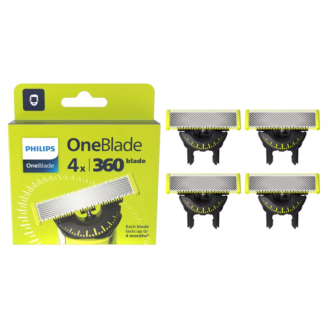 Philips Norelco OneBlade QP440/50 Nadomestni britvici, 4 kos