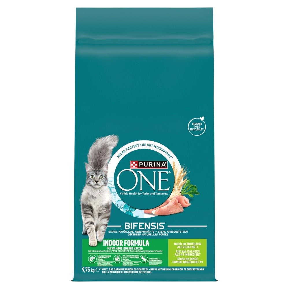 PURINA One Indoor Formula suha hrana za mačke - 9,75 kg