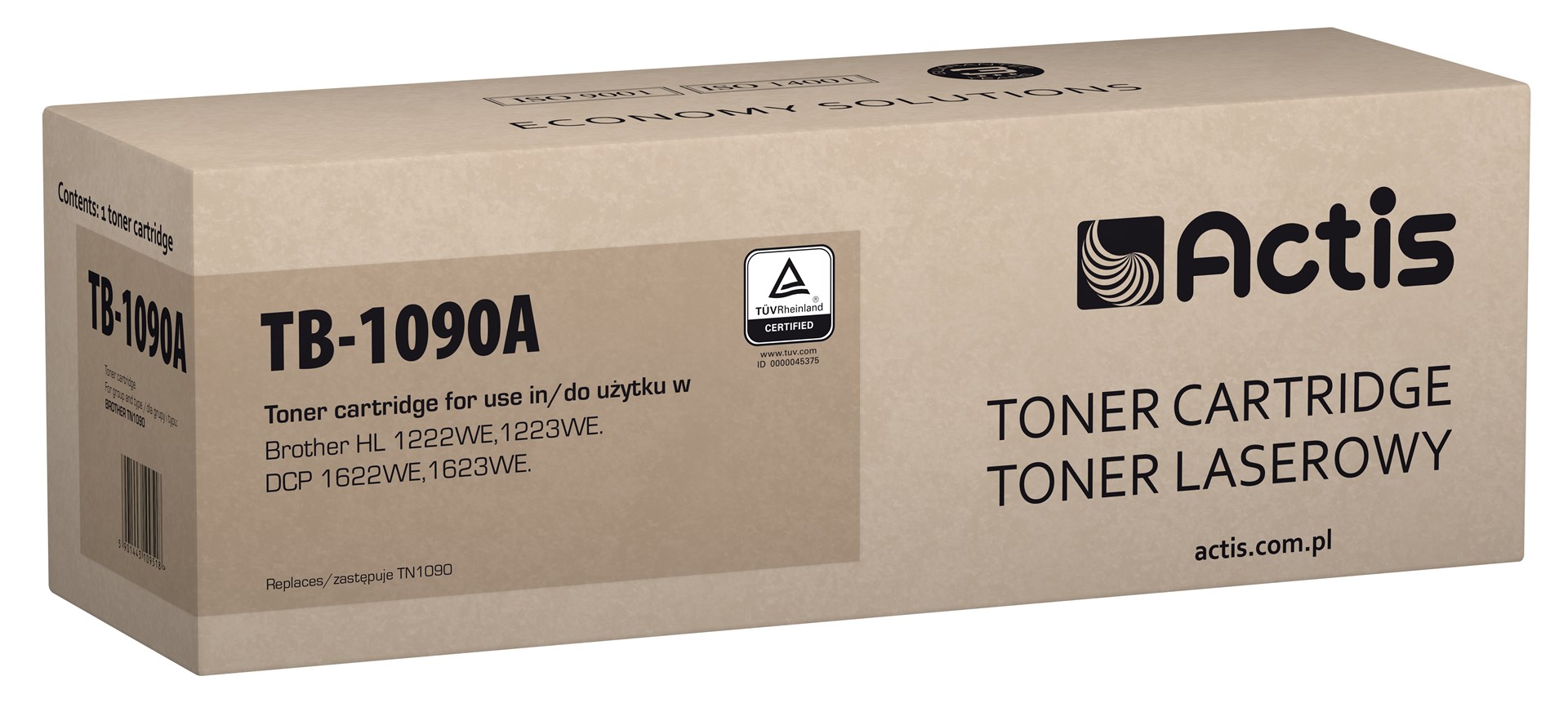 AcTIS nadomestni toner TB-1090A za Brother tiskalnike, črn, 1500 strani
